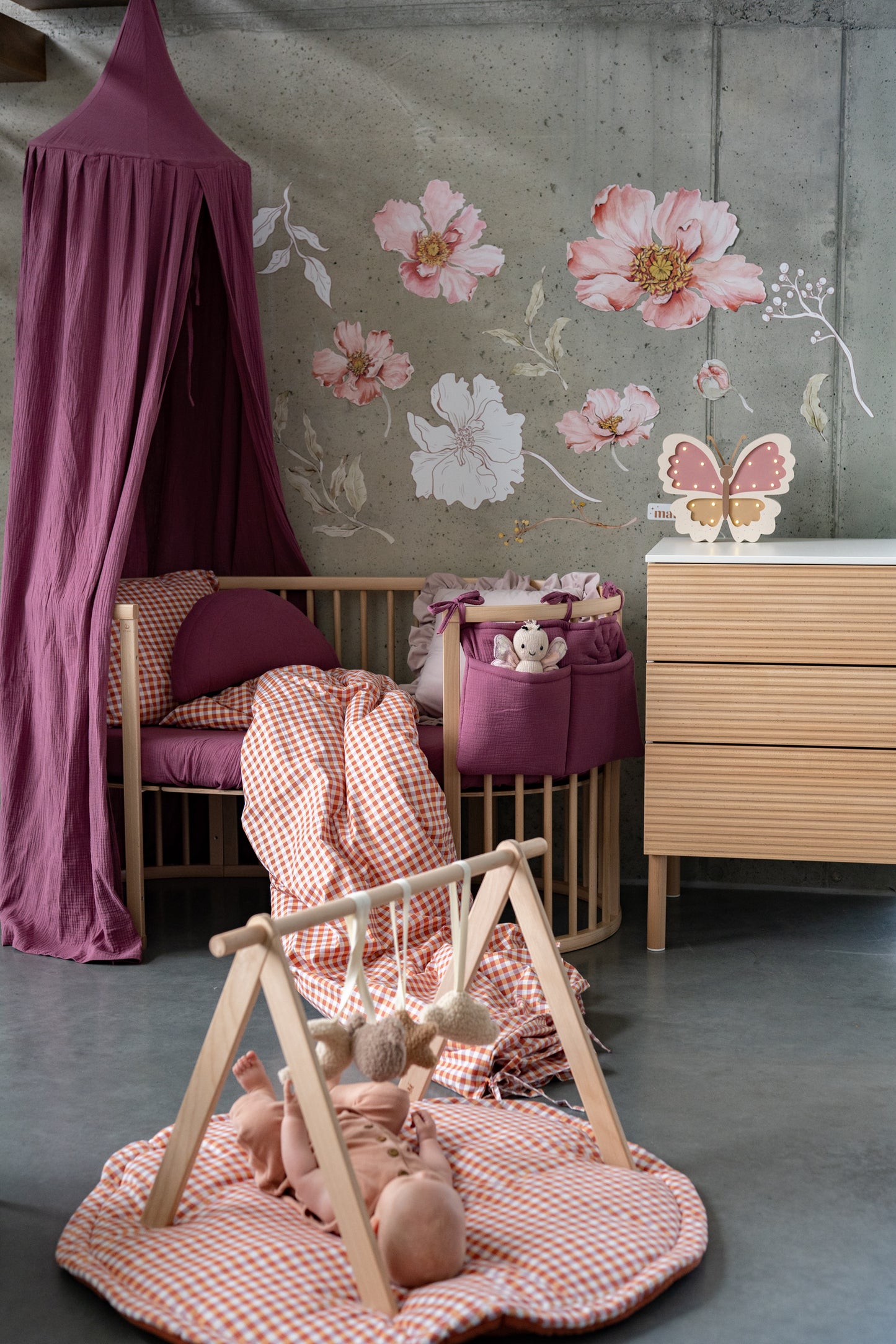 Plum Dream – Ledikant Organizer / Bed Pocket