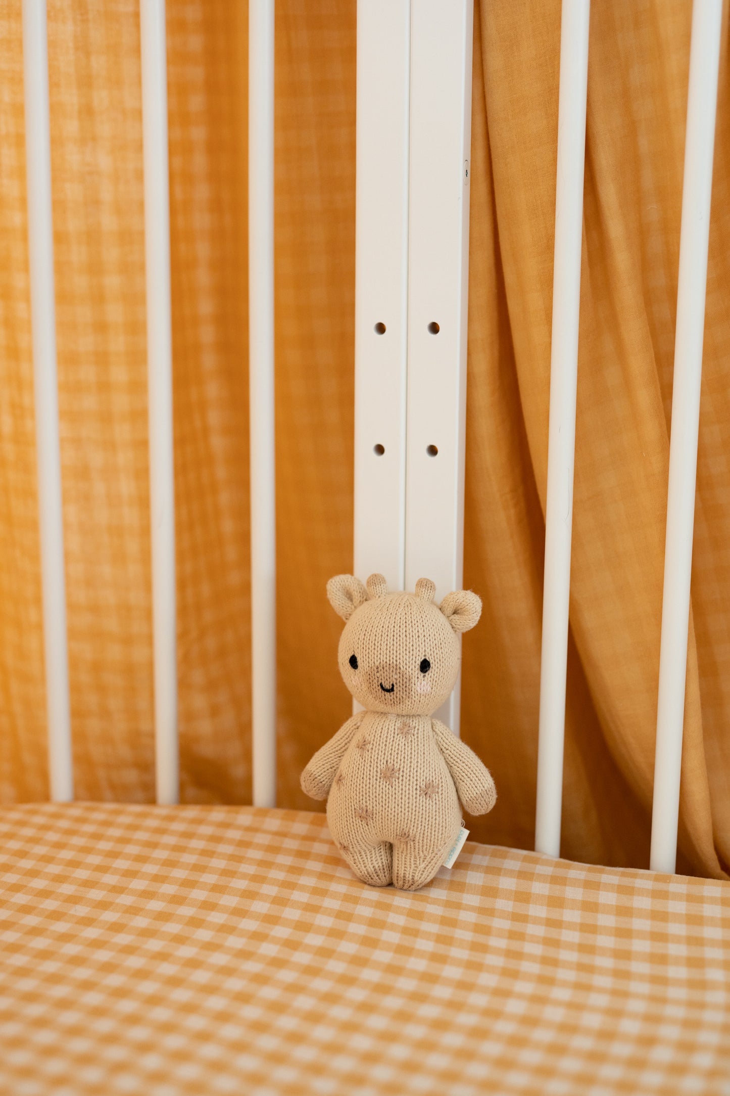 Yellow Gingham – Fitted Sheet