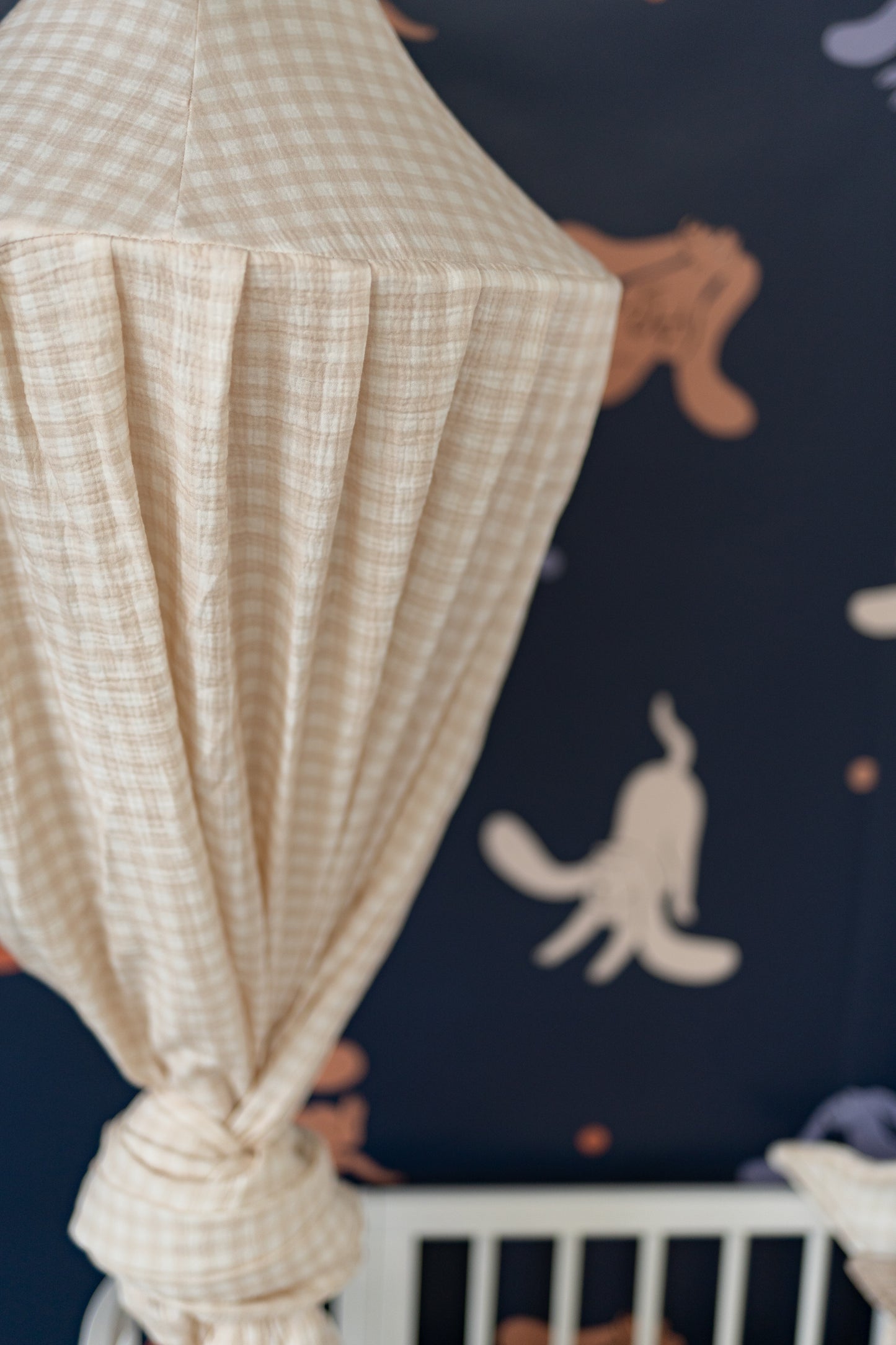 Sand Gingham - bedhemel