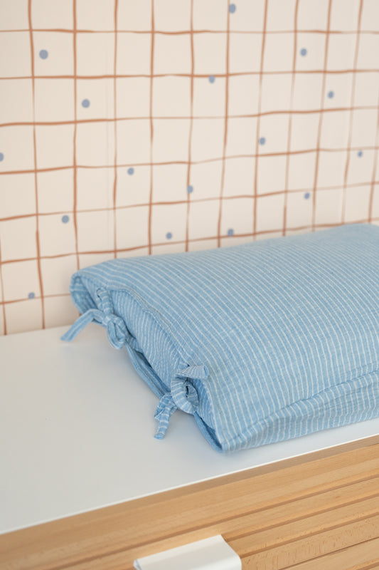 Sky Blue Stripes – Bedding Set