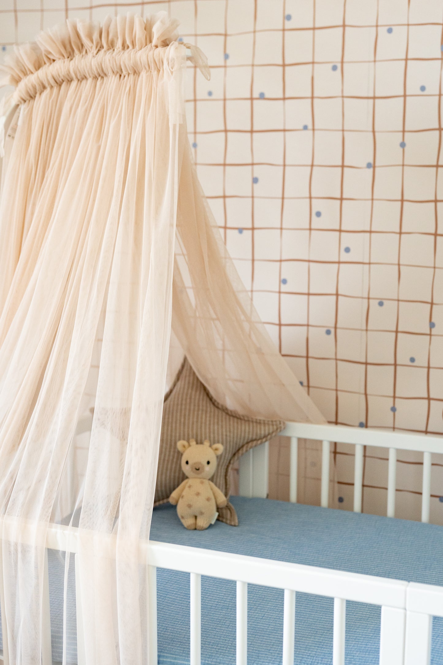 Sky Blue Stripes – Fitted Sheet