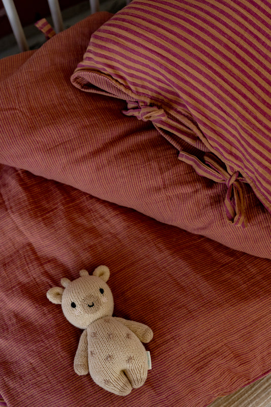 Clay Roses Stripes – Beddengoedset