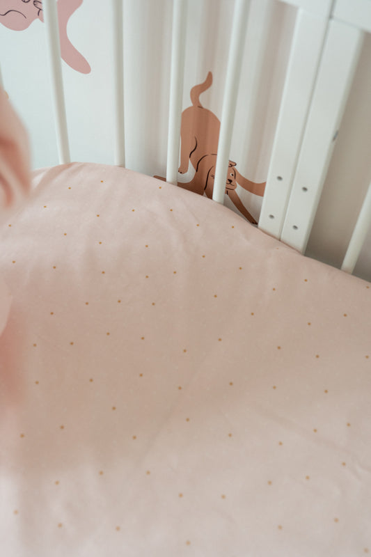 Blush Stars - Fitted Sheet