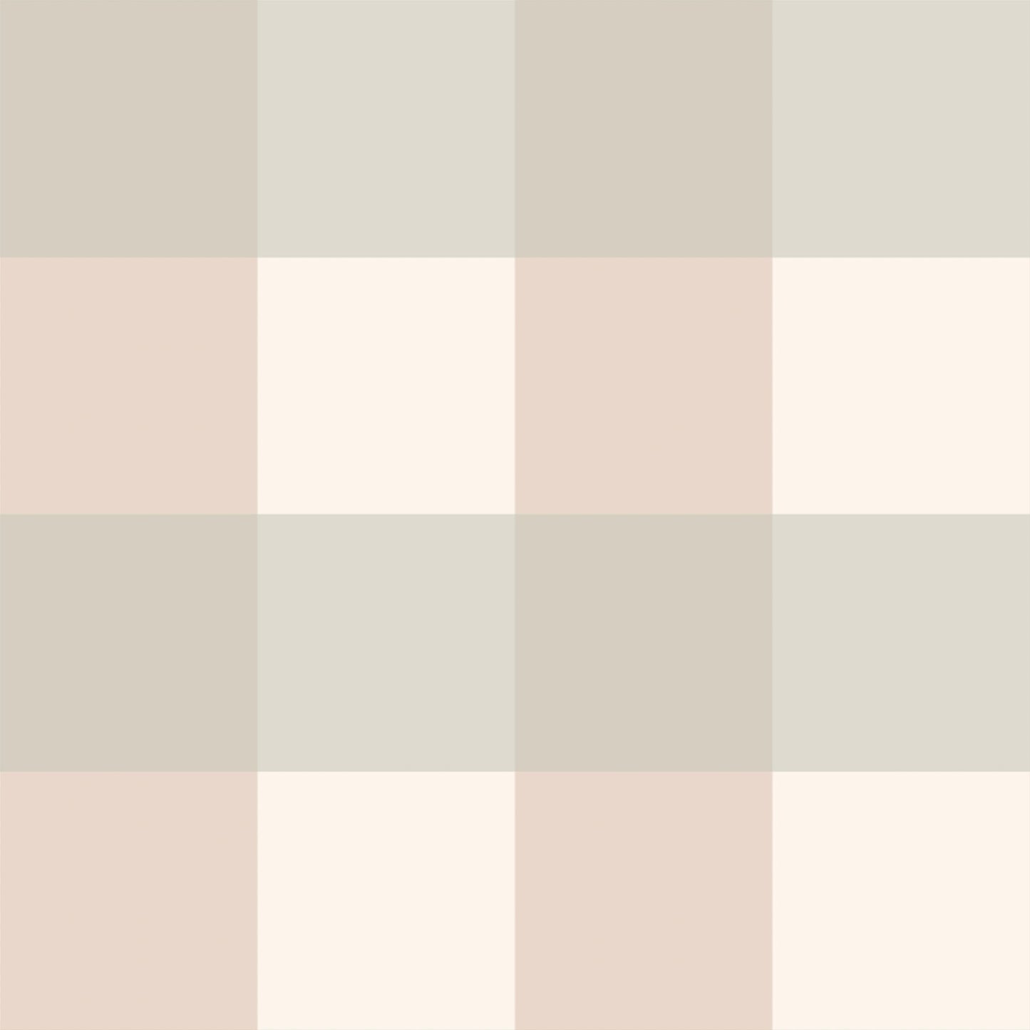 Beige and sage gingham wallpaper by Matuu – soft checkered pattern in neutral earthy tones, perfect for kids’ rooms and nurseries