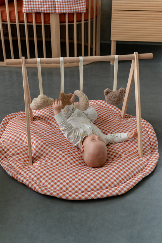 Rustic Gingham - baby play mat