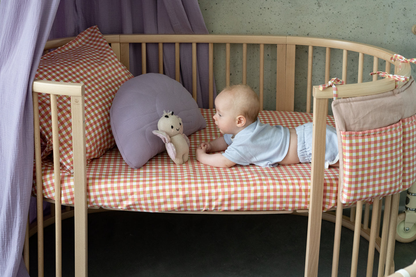 Lavender Bliss - sun muslin pillow