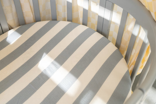 Blue stripes - Fitted Sheet