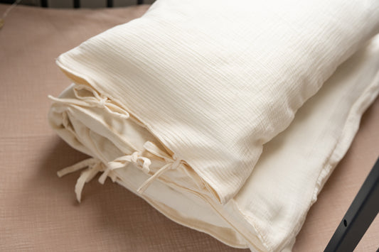 Cream Muslin – Beddengoedset