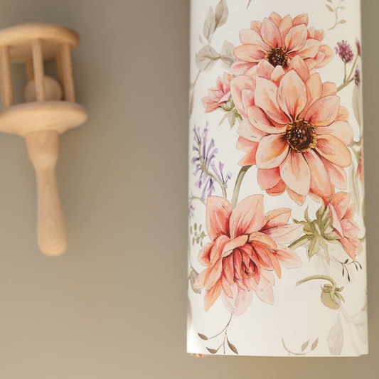 Georginias - floral wallpaper