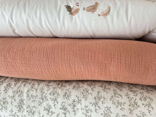 Boxkleed / speelkleed - Neutraal retro bloemen | Matuu