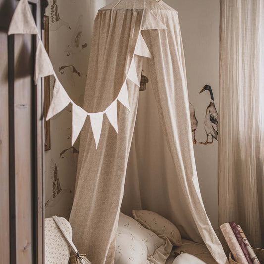 Matuu - Ecru barberries - bed canopy,bedhemel