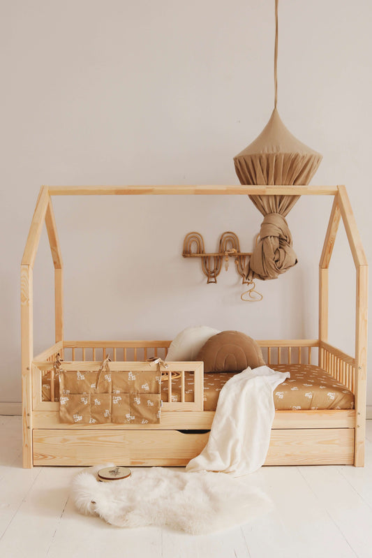 Matuu - Carmel small flowers - fitted sheet, hoeslaken