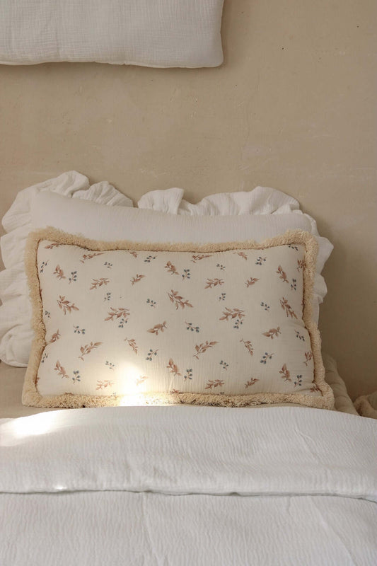 Kleine blaadjes - kussen