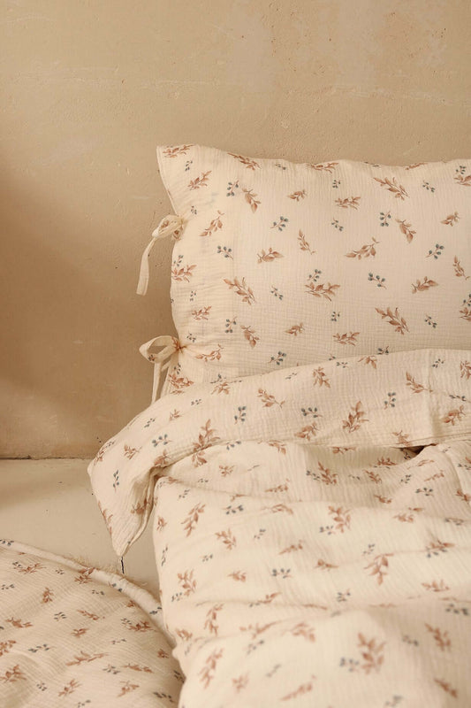 Small leaves - bedding set
