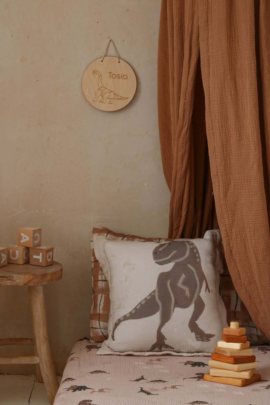 Bedhemel - Cappuccino mousseline | Matuu