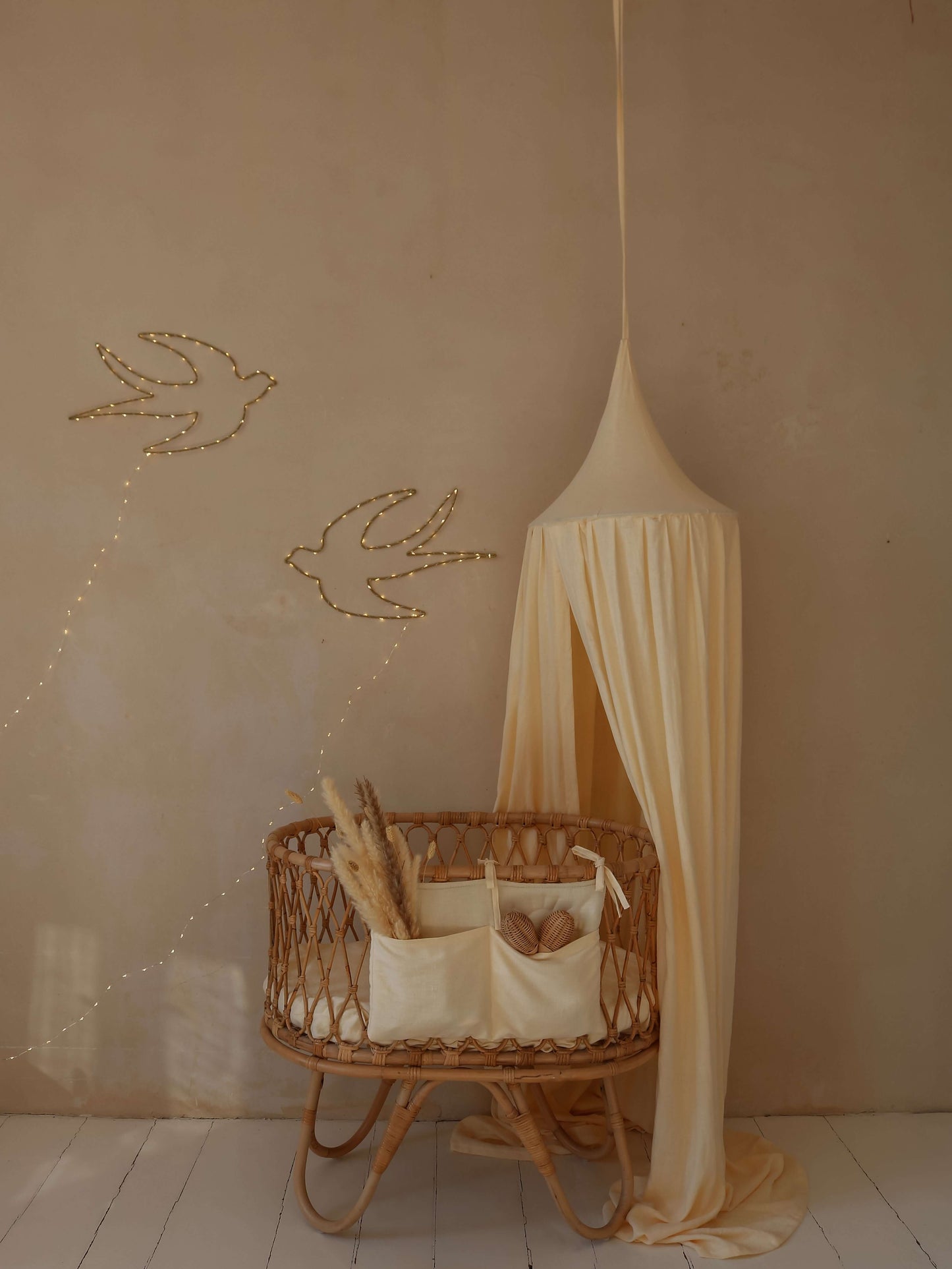 Matuu - Cream - linen canopy