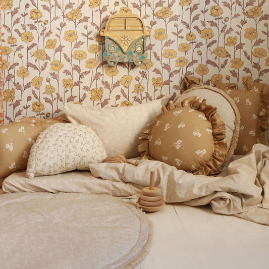 Matuu - Carmel small flowers - round, square, rectangle pillow