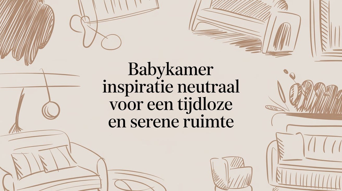 Babykamer inspiratie neutraal voor een tijdloze en serene ruimte
