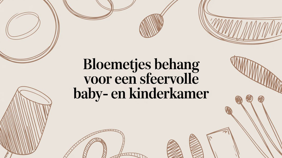 Bloemetjes behang voor een sfeervolle baby- en kinderkamer