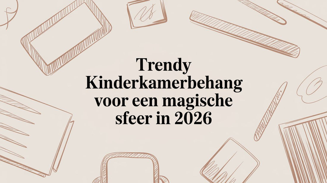 Trendy kinderkamerbehang voor een magische sfeer in 2026