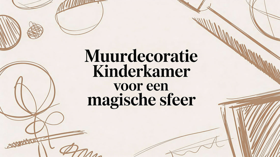 Muur decoratie kinderkamer voor een magische sfeer