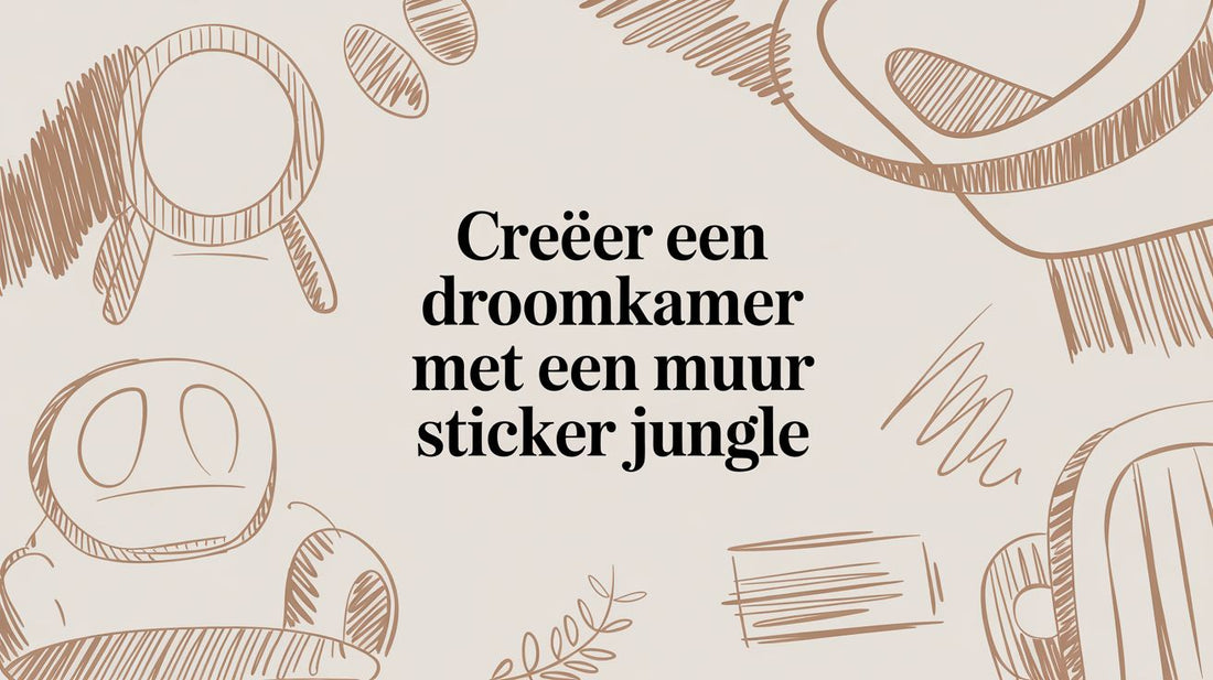 Creëer een droomkamer met een muur sticker jungle