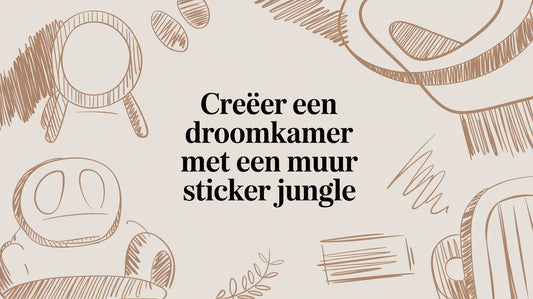 Creëer een droomkamer met een muur sticker jungle