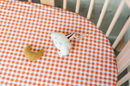 Rustic Gingham - fitted sheet