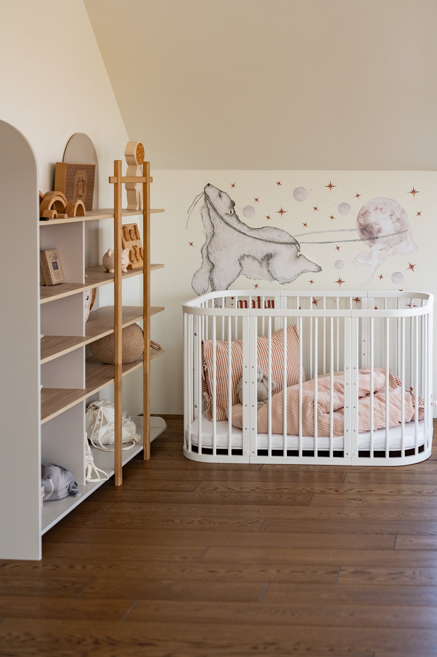 Beige Duo Stripes – Beddengoedset