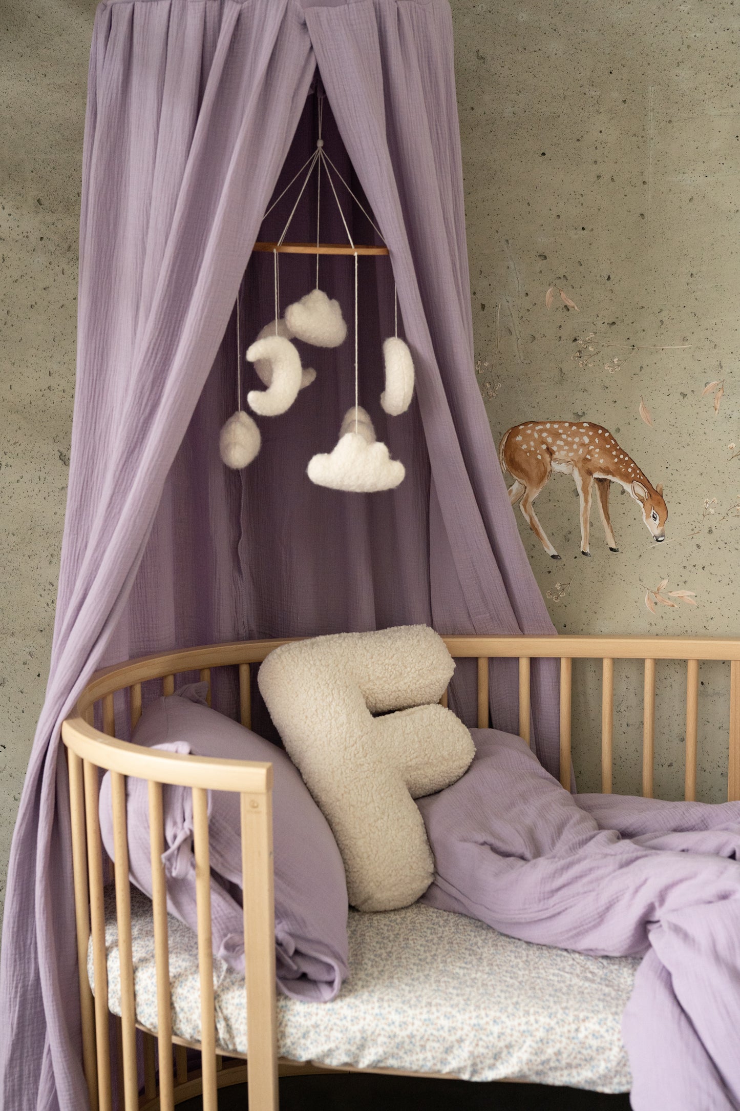 Grazing Fawn - wall sticker, wall decal