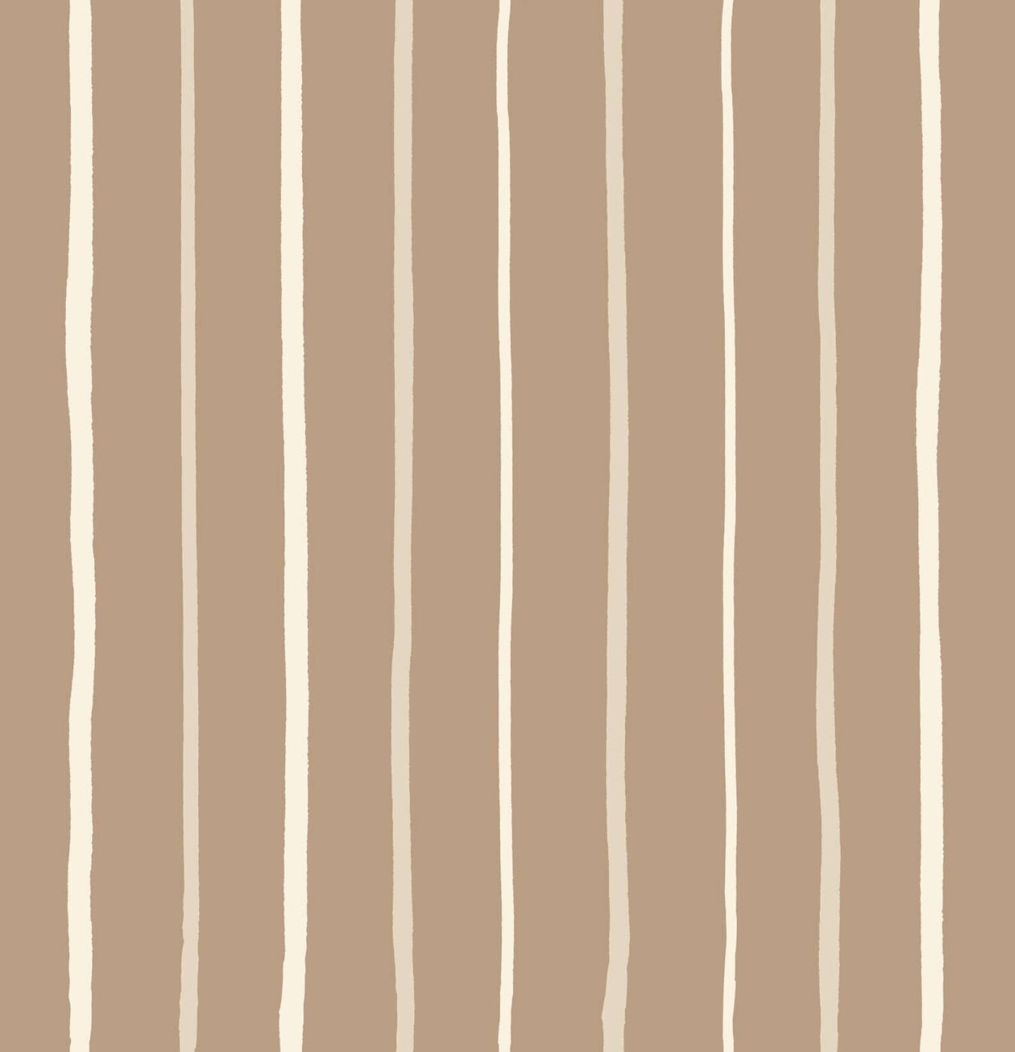 Behang - Neutraal streepjes op bruin | Matuu