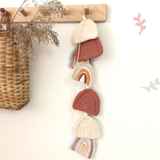 Matuu - The rainbows ( dusty pink & ecru) - garland